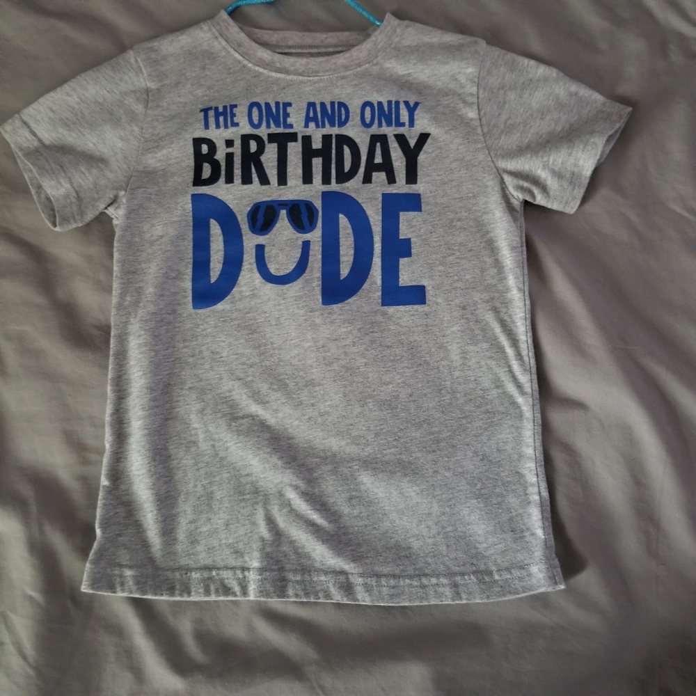 Birthday Dude Tshirt Boys size 6